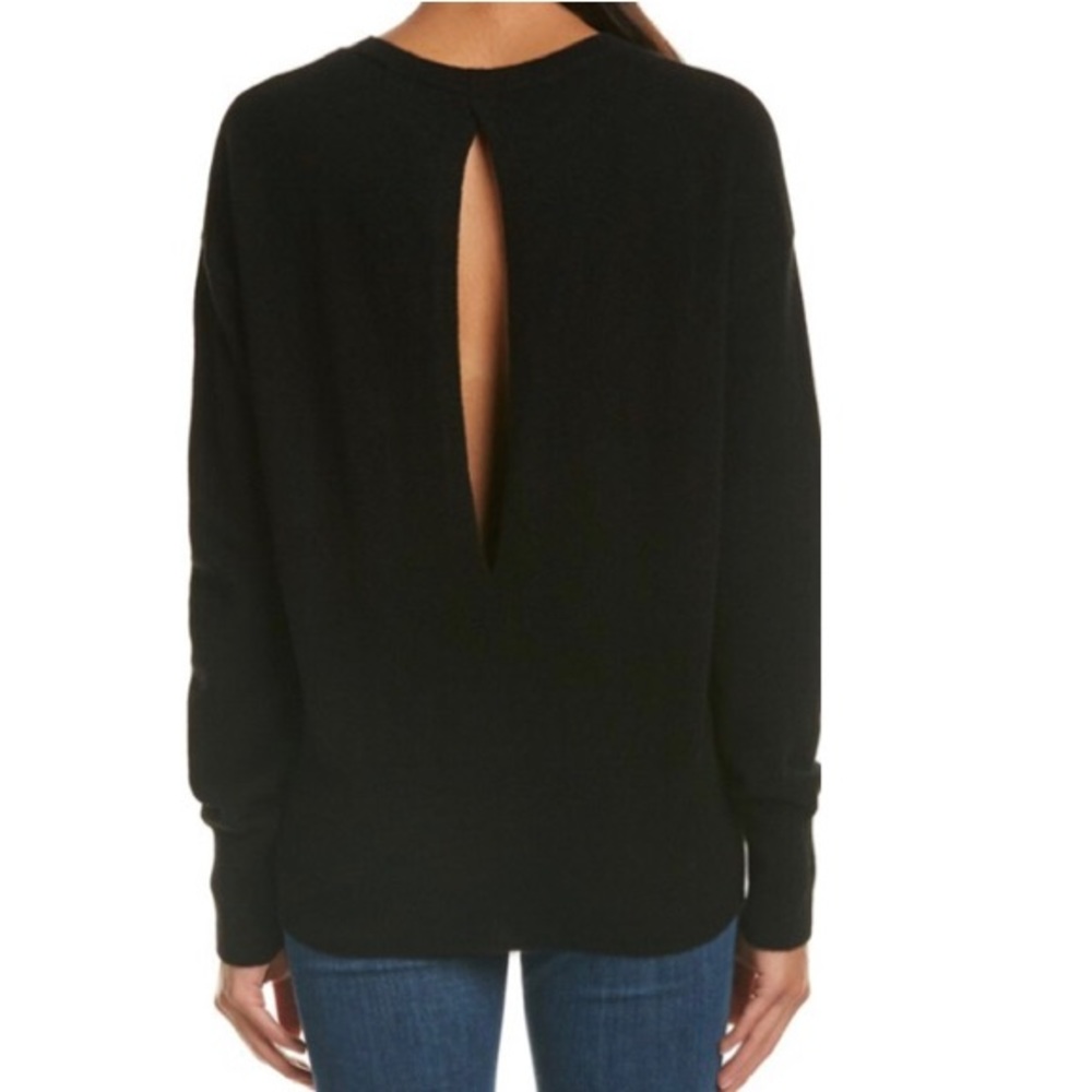 Vince cashmere open back sweater